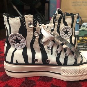 ZEBRA PLATFORM CONVERSE🦓✨